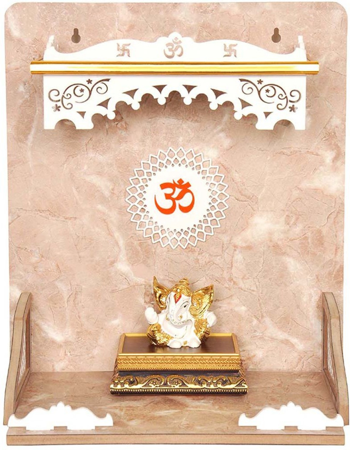 Image of Flipkart Perfect Homes Studio Perfect Luxury Marble Temple Engineered Wood Home Temple