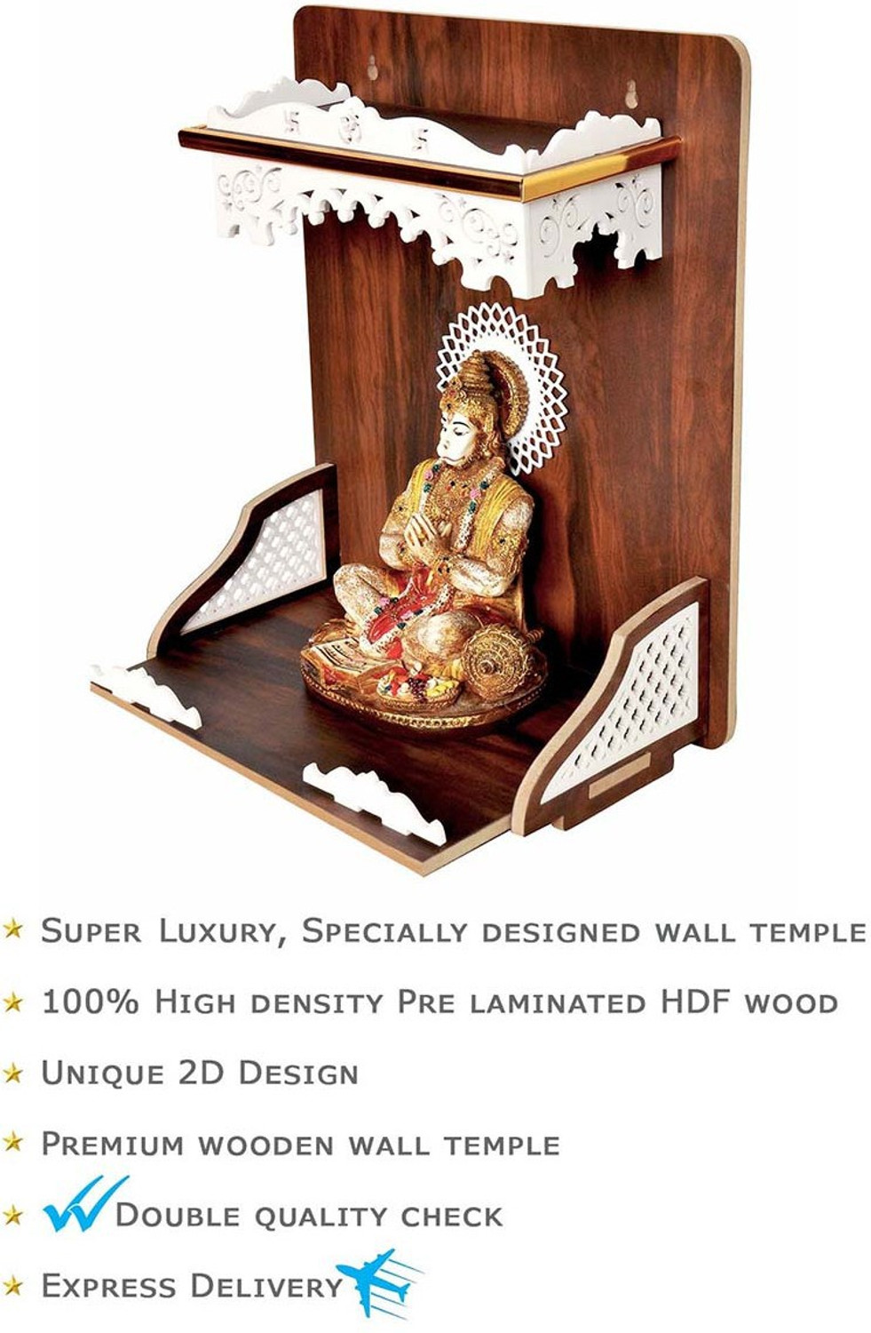 Image of Flipkart Perfect Homes Studio Engineered Wood Home Temple