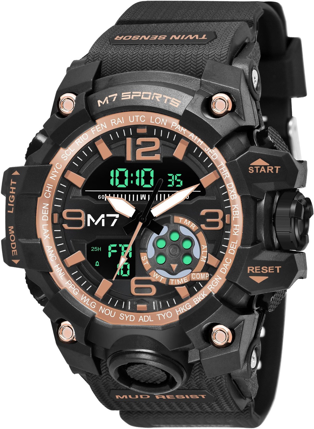 Image of M7 By Metronaut M7-1509 Special Summer Collection Analog-Digital Watch - For Men
