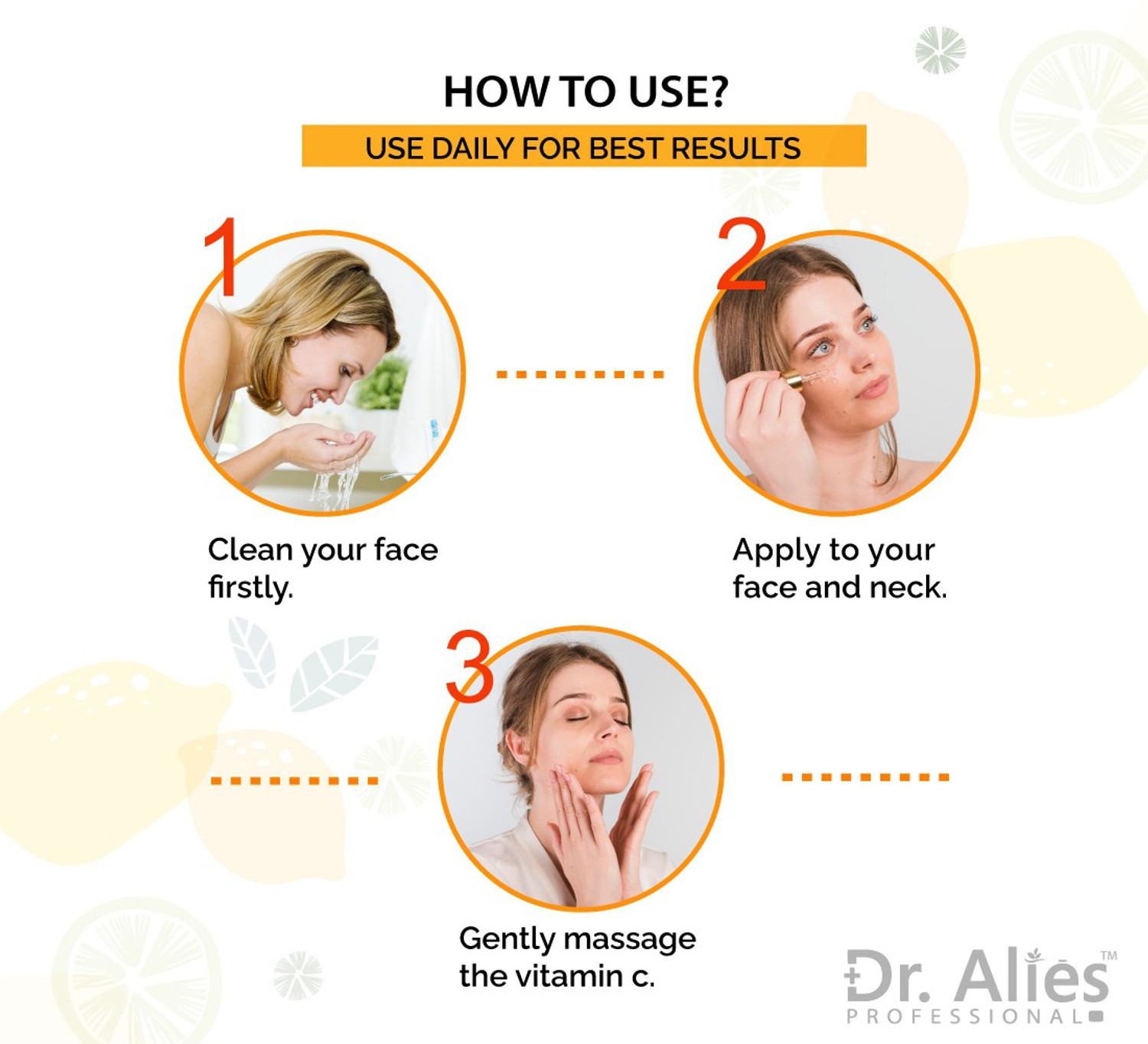 Image of Dr. Alies Professional Vitamin C Face Whitening Serum | Skin Brightening & Anti-aging Formula | Unisex