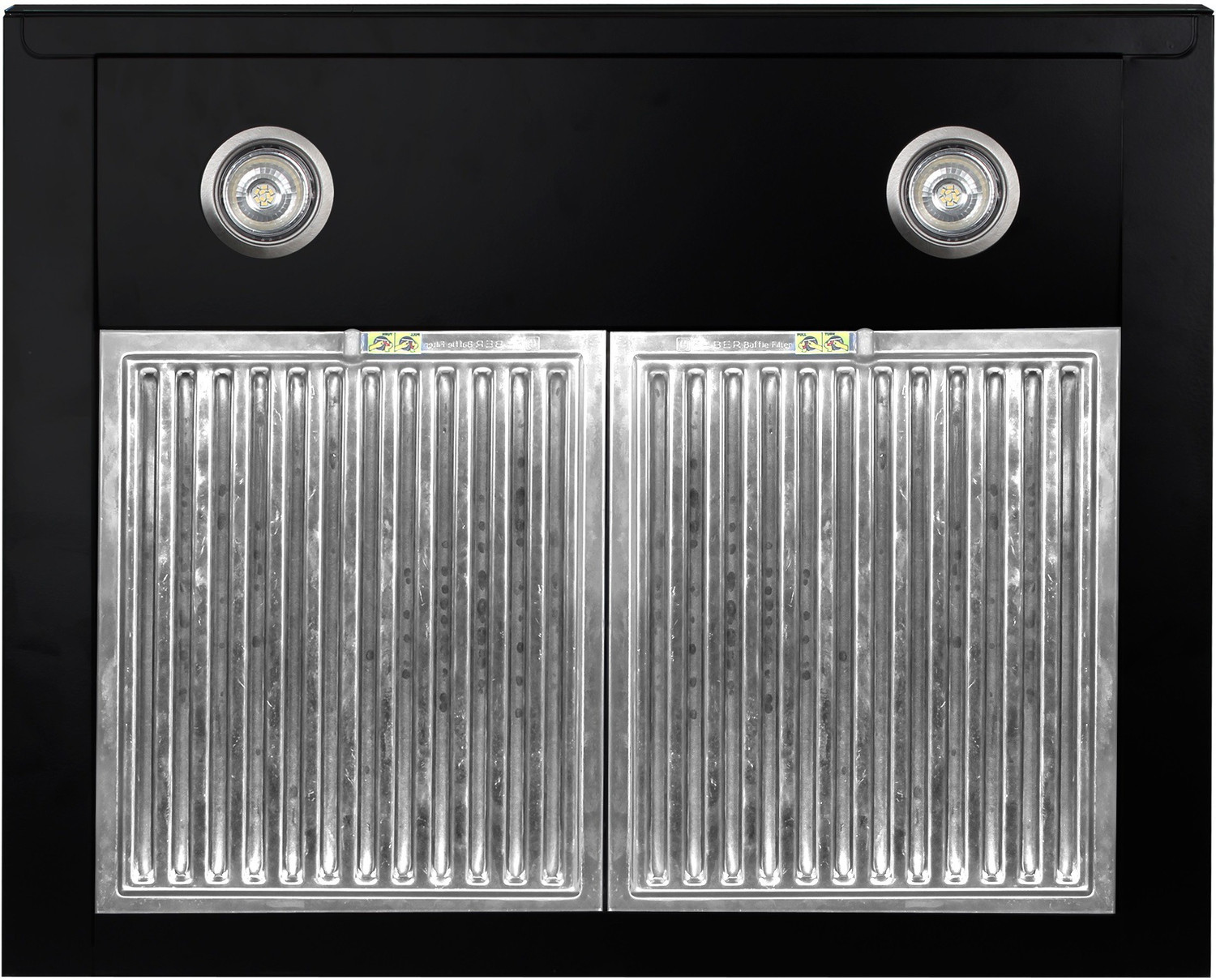 Image of FABER HOOD 3N1 AEROSTATION GLAMOUR PRO 3D BK FT 60 Wall Mounted Black 1095 CMH Chimney