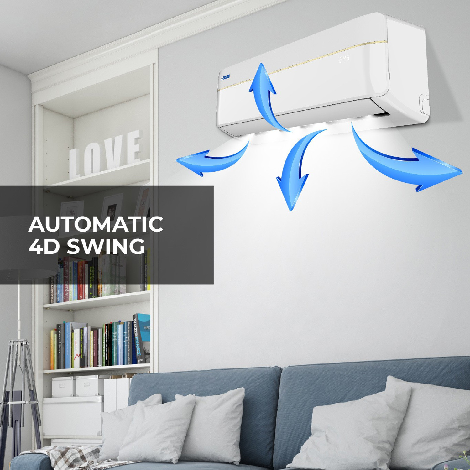 Image of Blue Star 2020 Model 1.5 Ton 3 Star Split Inverter AC