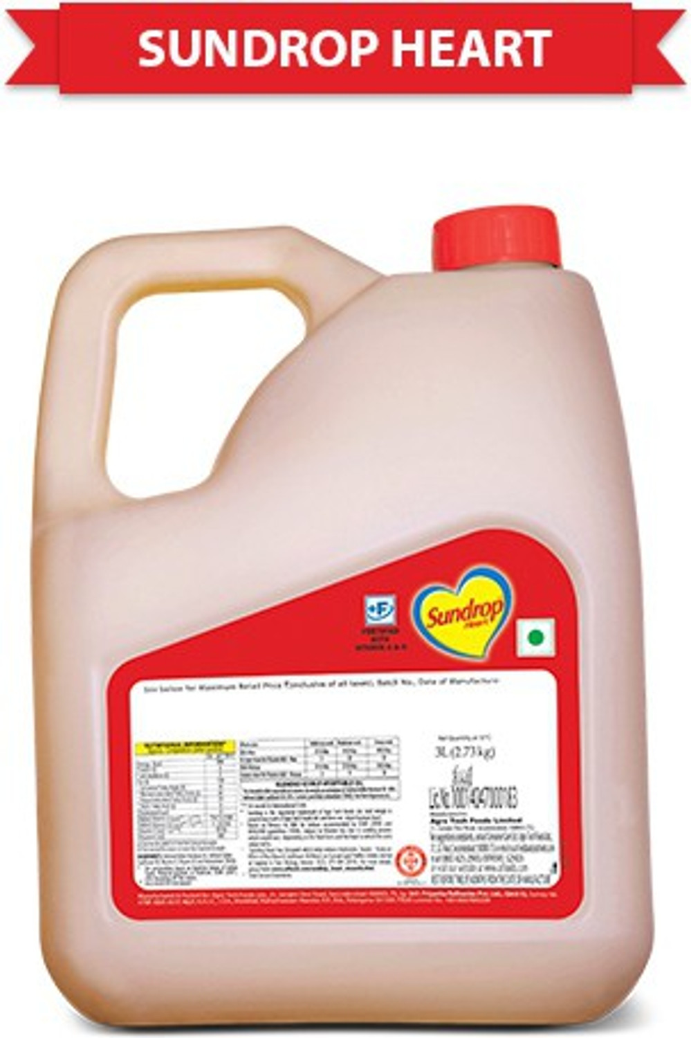 Image of Sundrop Heart Blended Oil Can