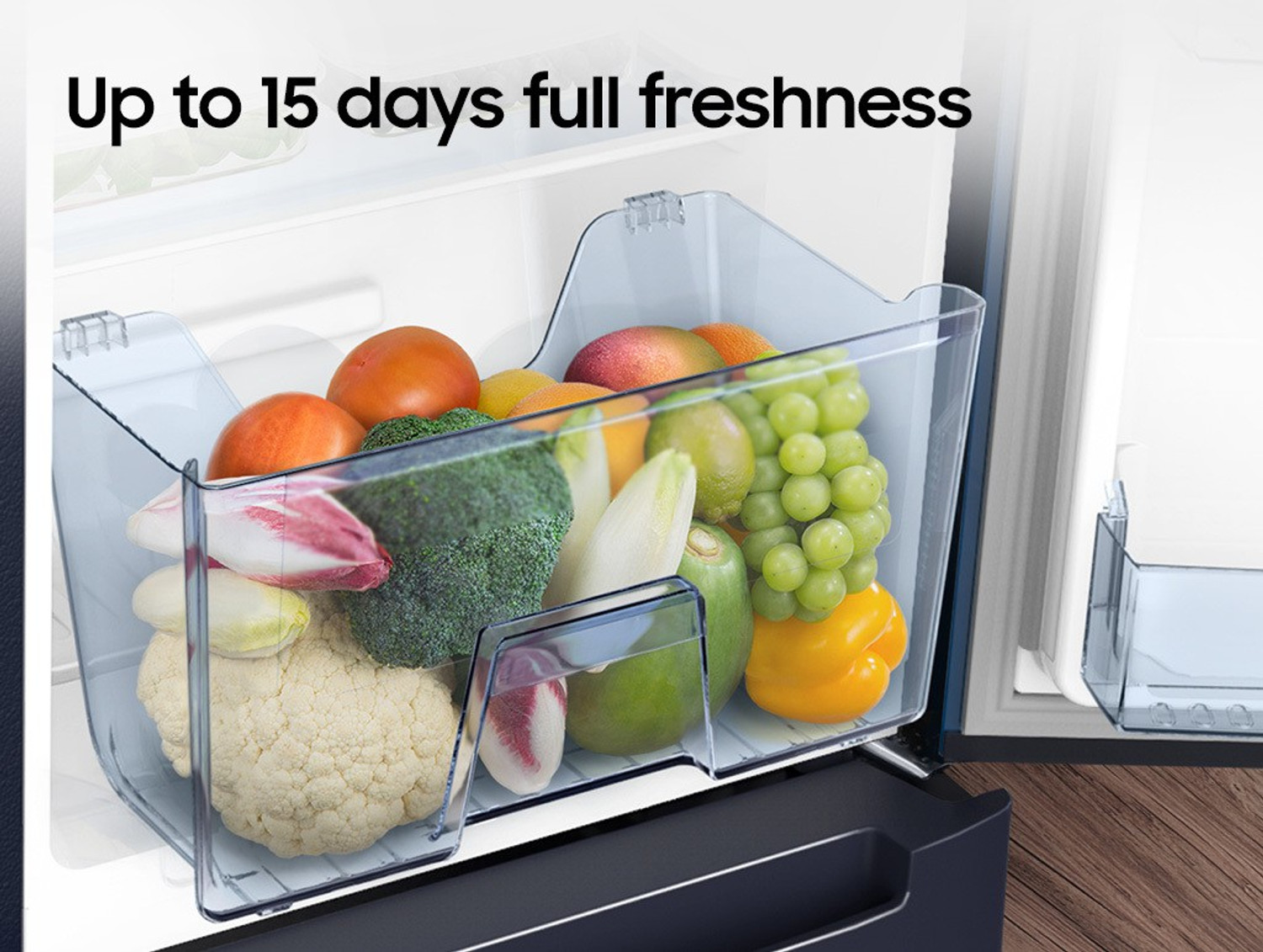 Image of Samsung 198 L Direct Cool Single Door 4 Star Refrigerator with Base Drawer
