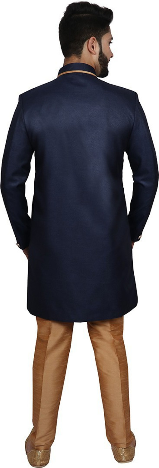 Image of SG RAJASAHAB Solid Sherwani