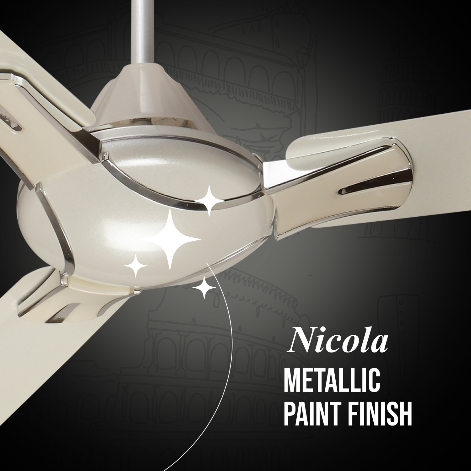 Image of HAVELLS 1200MM NICOLA with 2 Year Warranty Energy Saving 1200 mm Ceiling Fan
