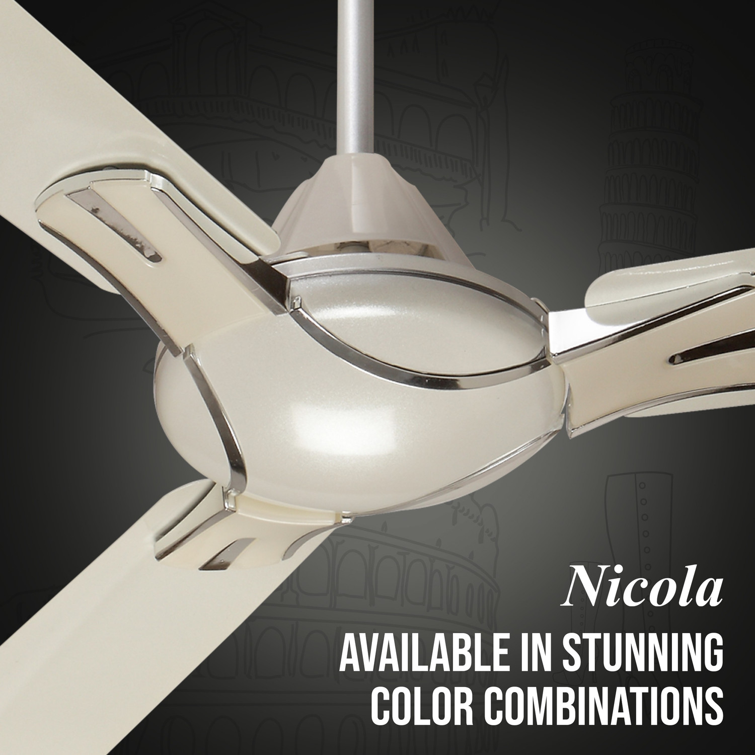 Image of HAVELLS 1200MM NICOLA with 2 Year Warranty Energy Saving 1200 mm Ceiling Fan
