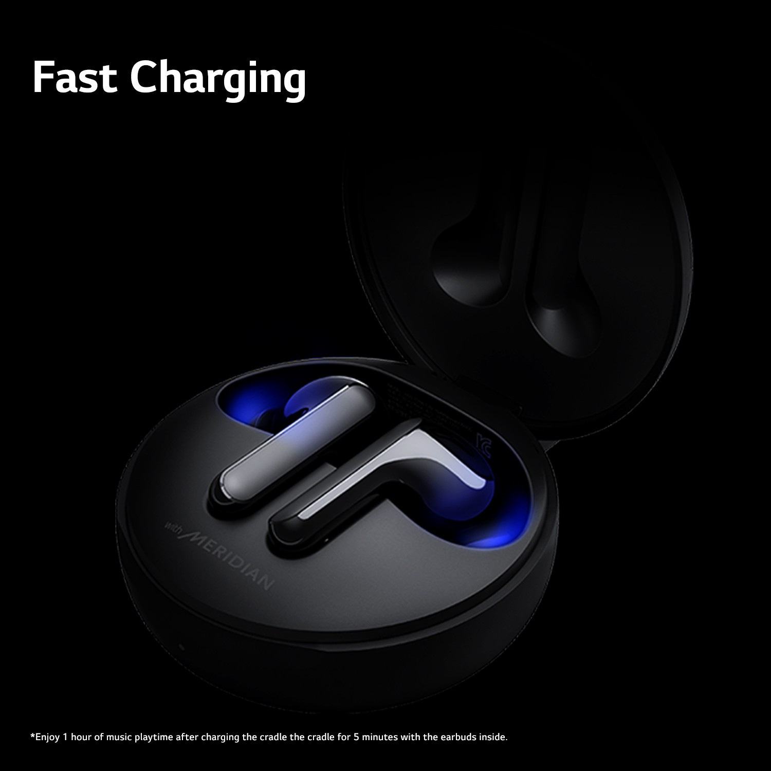 Image of LG TONE Free HBS-FN4 with British Meridian Sound & Noise Isolation Bluetooth