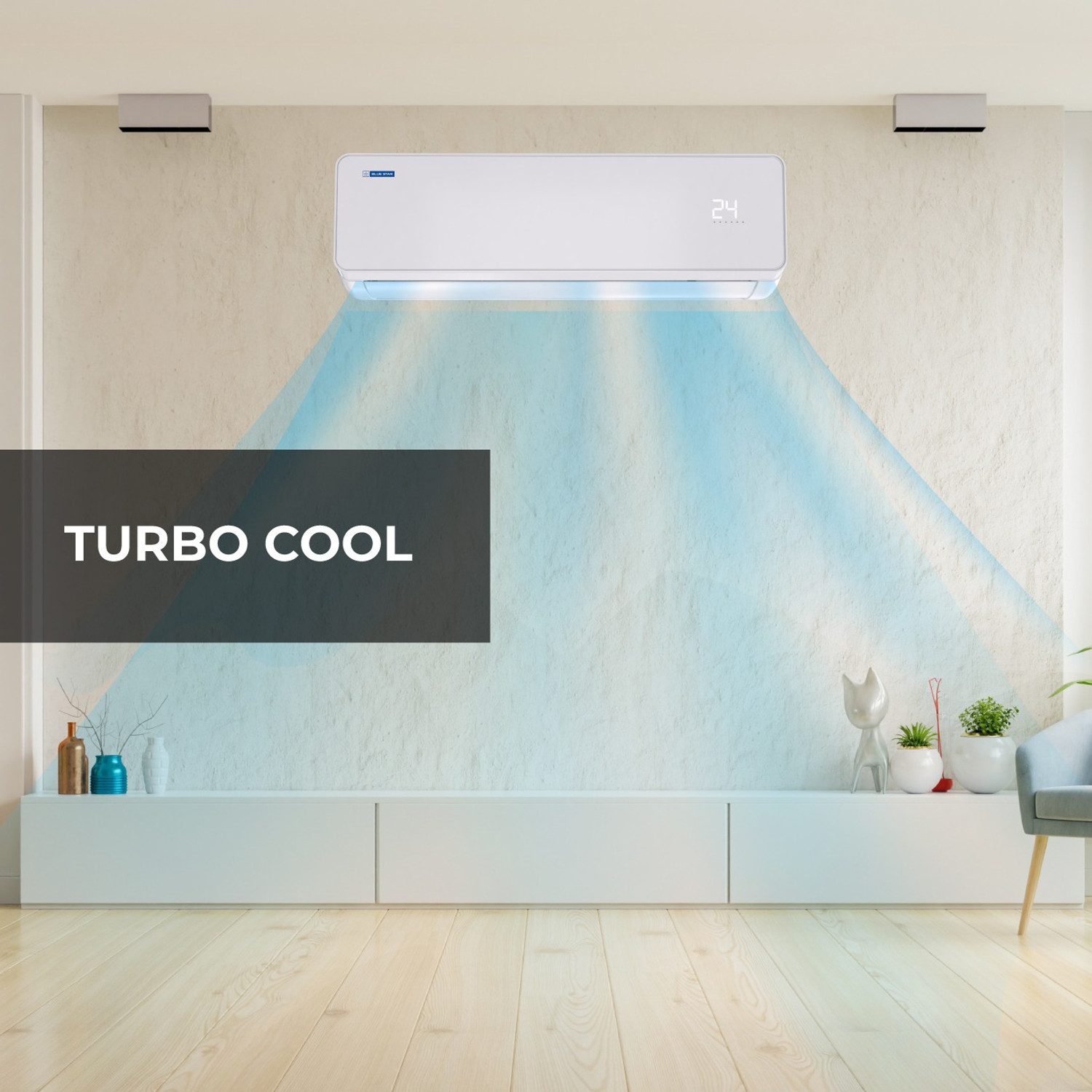 Image of Blue Star 2021 Model 1.5 Ton 3 Star Split AC