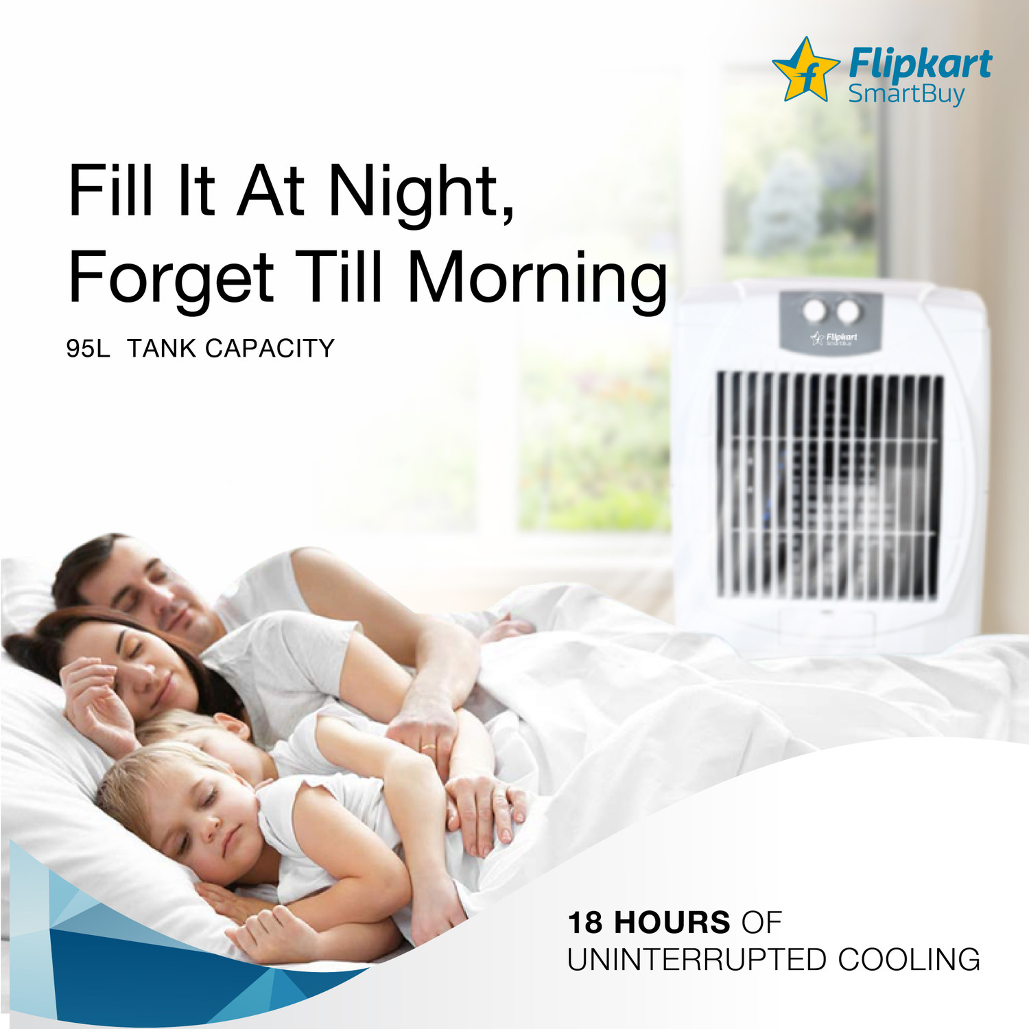 Image of Flipkart SmartBuy 95 L Desert Air Cooler