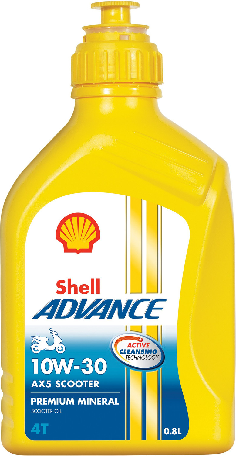 Shell Advance AX5 10W30 Scooter Oil 800ml – High Performance