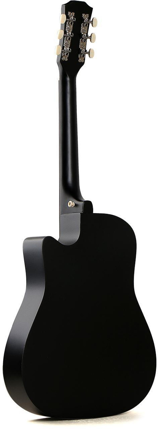 Image of intern INT-38C-BK Acoustic Guitar Linden Wood Rosewood Right Hand Orientation