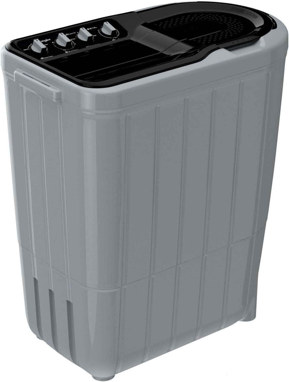 Image of Whirlpool 7 kg 5 Star Semi Automatic Top Load Washing Machine Black, Grey