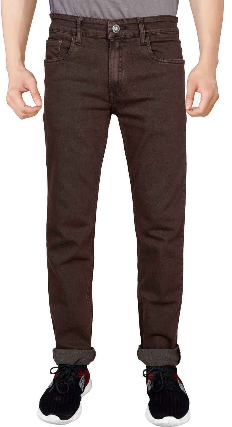 Image of JUST BLACK Men Regular Mid Rise Grey Jeans
