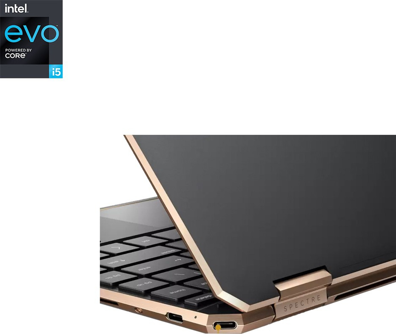 Image of HP Spectre x360 Core i5 11th Gen Intel EVO - (8 GB + 32 GB Optane /512 GB SSD /Windows 10 Home) 13-aw2001TU 2 in 1 Laptop
