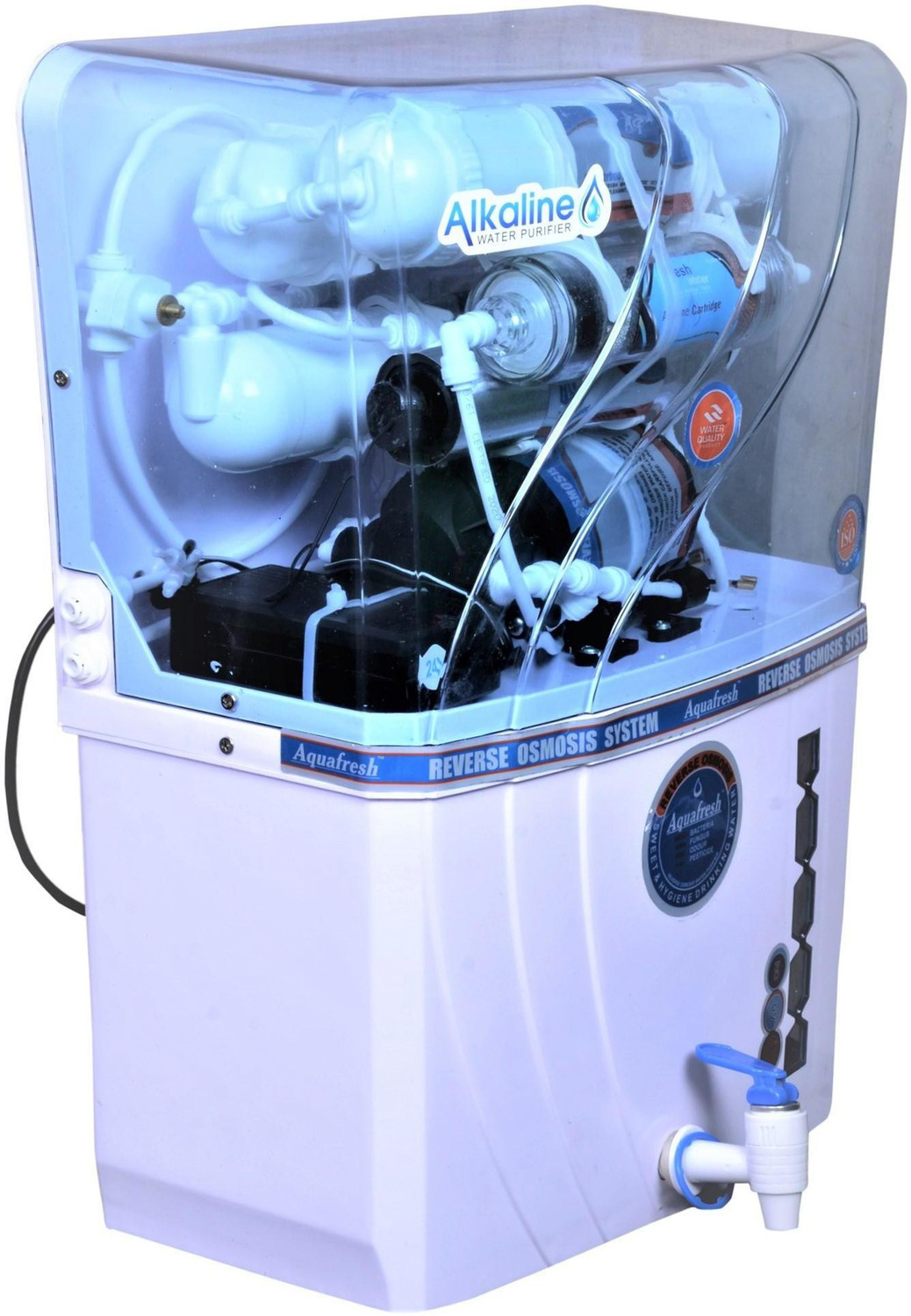 Image of Aqua Fresh Fresh Model 12 L ALKALINE VITAMIN B12 + RO + UV + UF + TDS+ALKALINE B12 12 L RO + UV + UF + TDS Water Purifier (White)