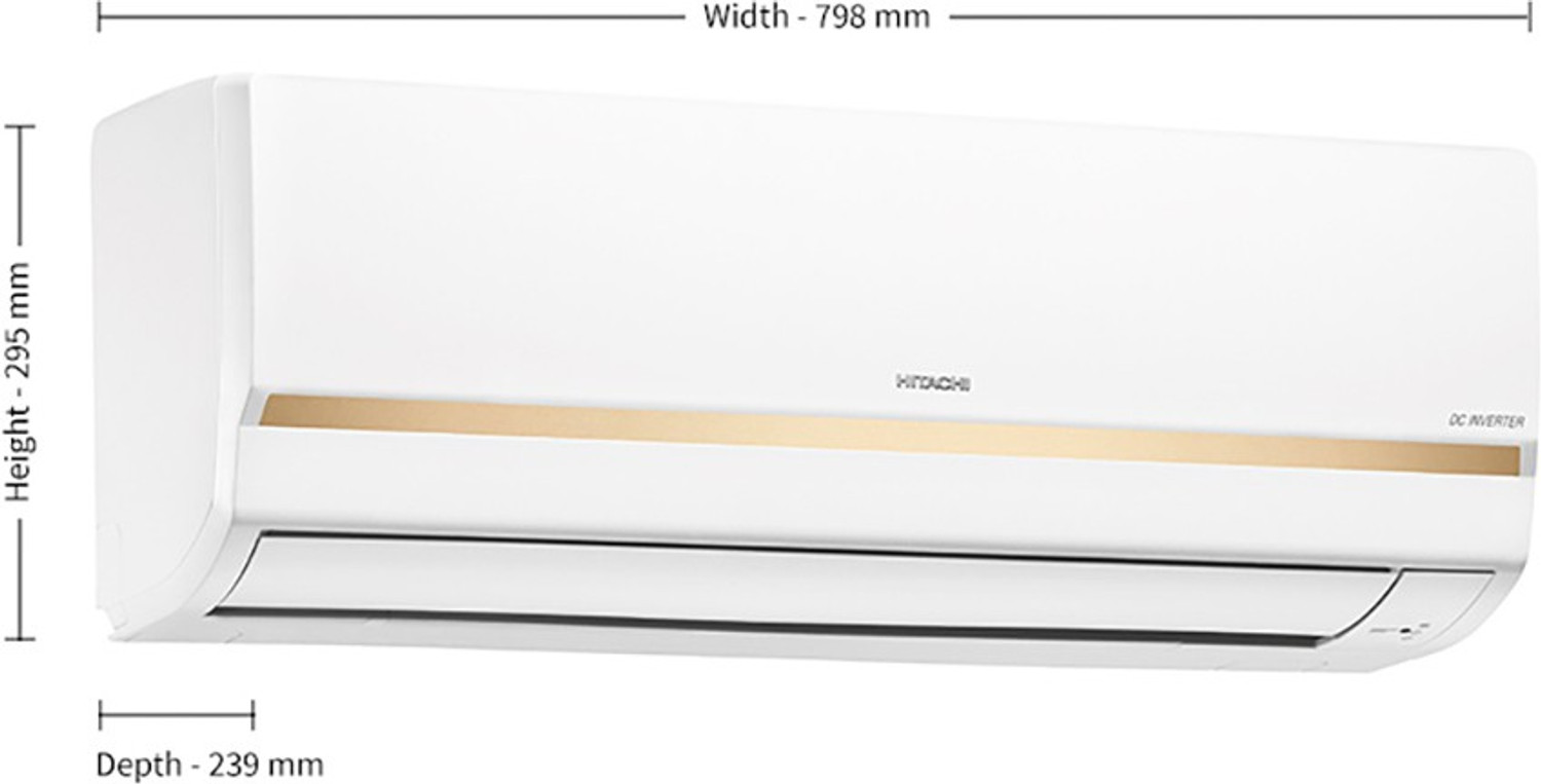 Image of Hitachi 2021 Model 1 Ton 5 Star Split Inverter AC