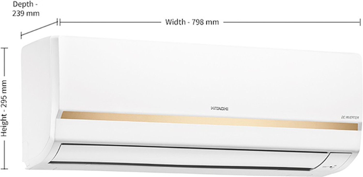 Image of Hitachi 2021 Model 1 Ton 3 Star Split Inverter AC