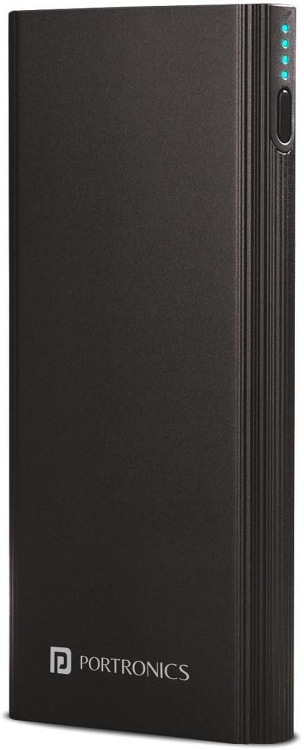 Portronics 10000 mAh Power Bank (18 W, Fast Charging)  (Black, Lithium Polymer)
