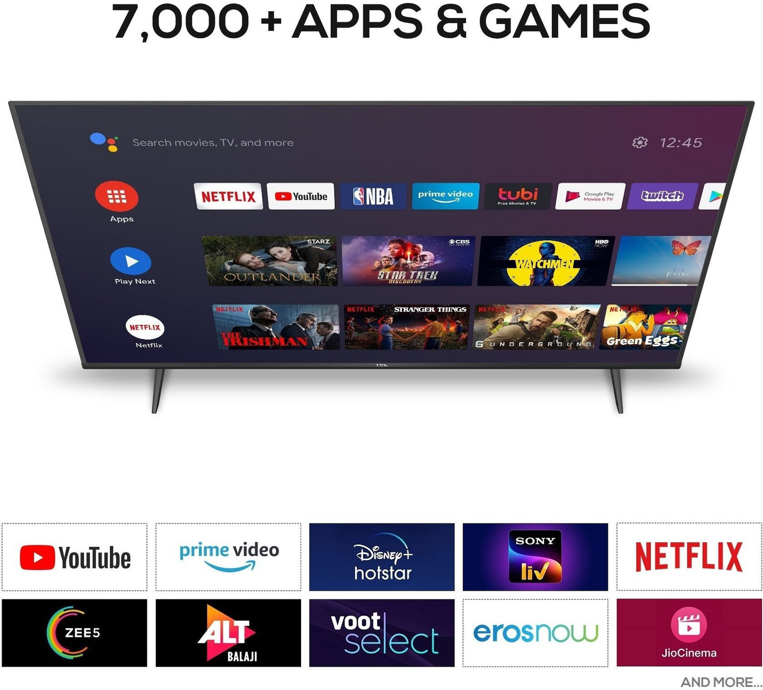 Image of TCL P615 139 cm (55 inch) Ultra HD (4K) LED Smart Android TV with Dolby Audio (55P615)