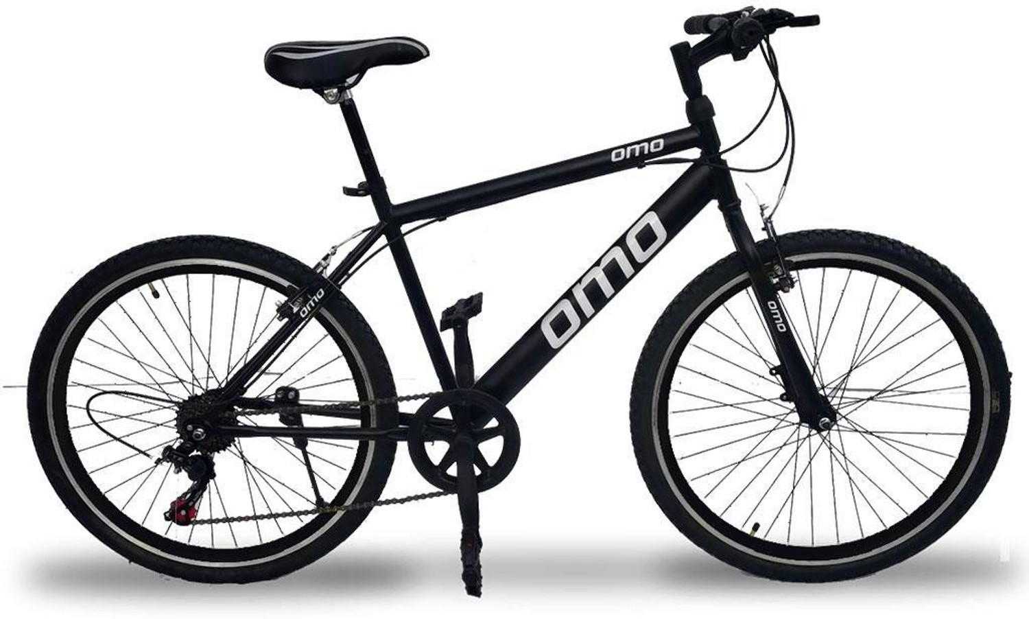 Image of OMO Model 1.7 Black 26 T (inch) Hybrid Cycle /City Bike