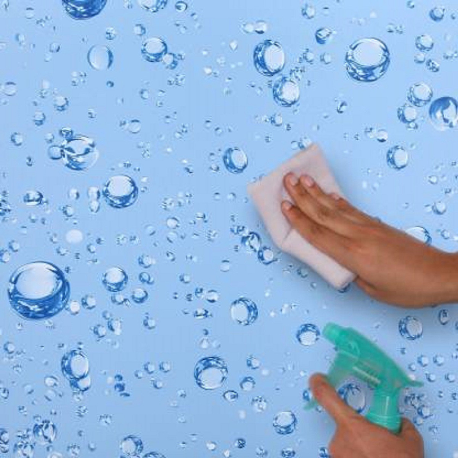 Image of WolTop 1000 cm x 40 cm Waterproof Abstract Vinyl Wallpaper