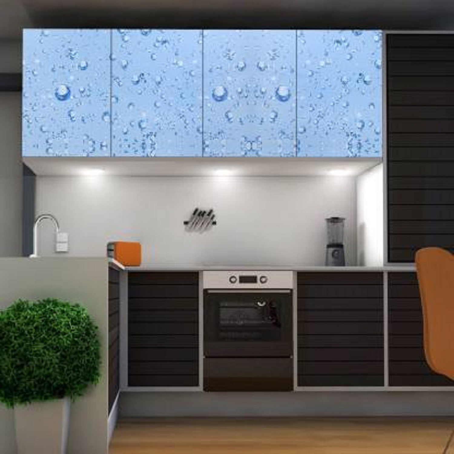 Image of WolTop 1000 cm x 40 cm Waterproof Abstract Vinyl Wallpaper