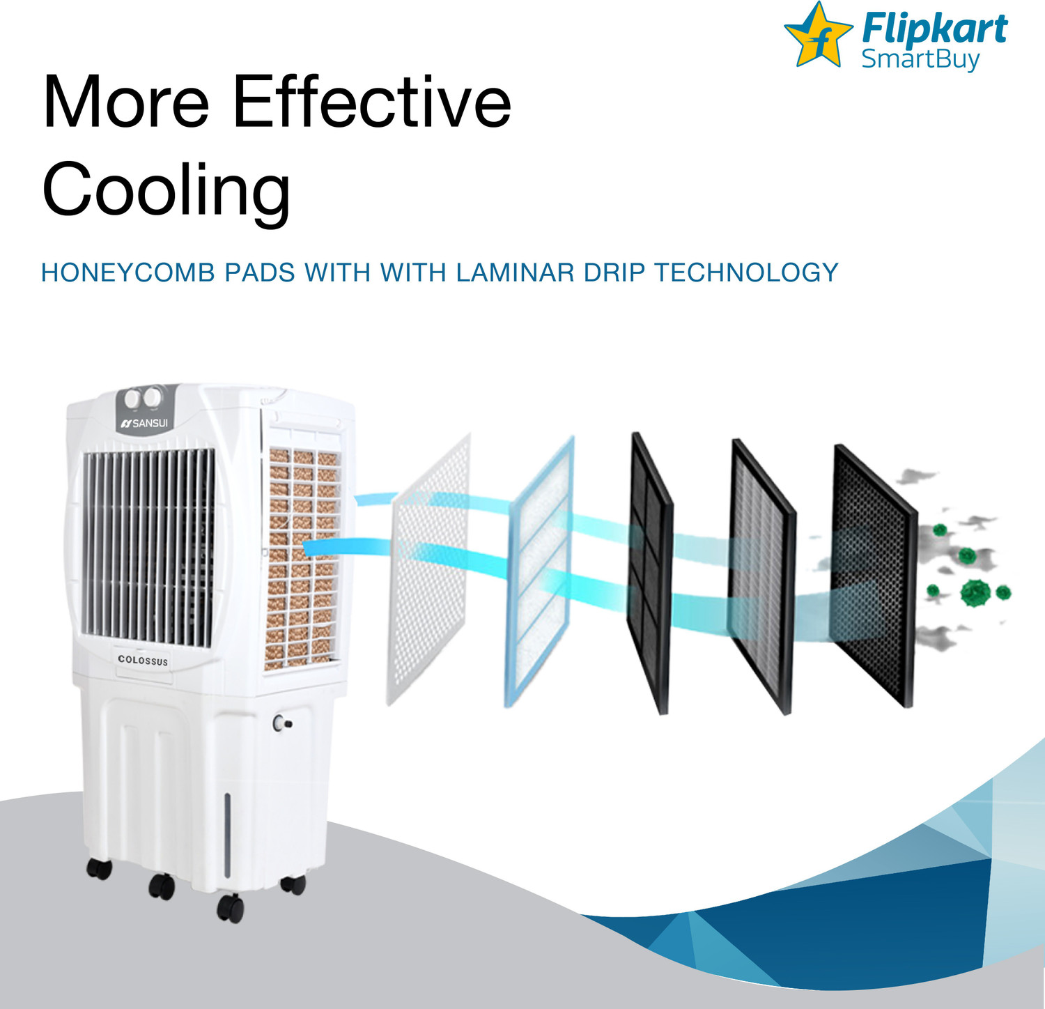 Image of Flipkart SmartBuy 95 L Desert Air Cooler