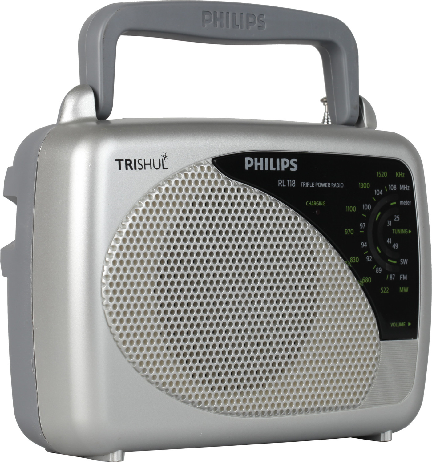 Image of Philips Radio RL118 /94 with MW /SW /FM Bands, 200mW RMS soundoutput, Built in rechargeable battery