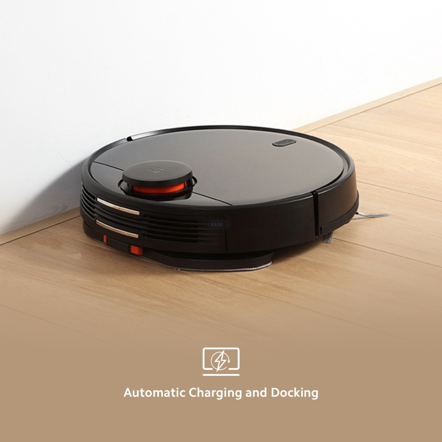 Image of Mi Robot Vacuum-Mop P (STYTJ02YM) Robotic Floor Cleaner with 2 in 1 Mopping and Vacuum (Google Assistant and Alexa)