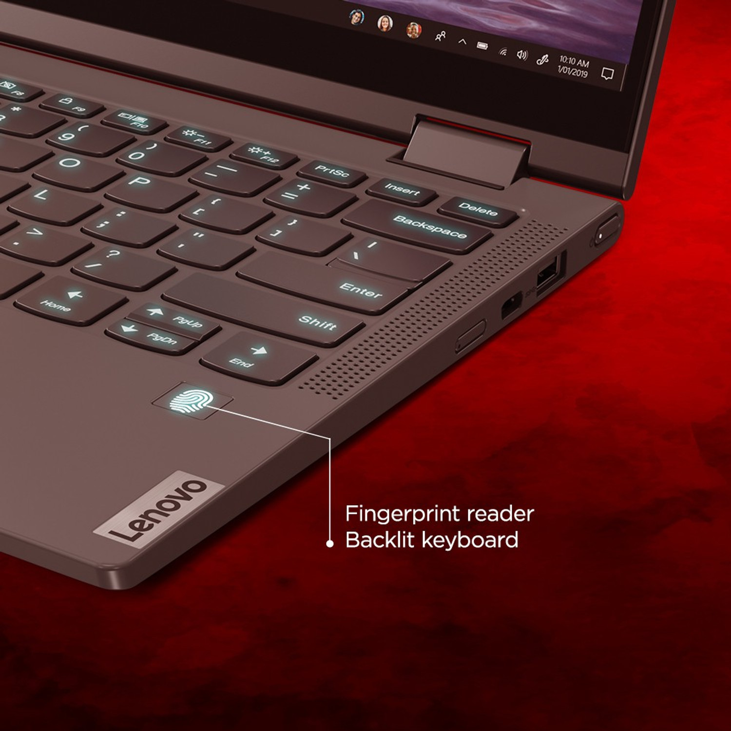 Image of Lenovo Yoga C640 Intel Core i5 10th Gen 10210U - (8 GB /512 GB SSD /Windows 10 Home) C640-13IML 2 in 1 Laptop