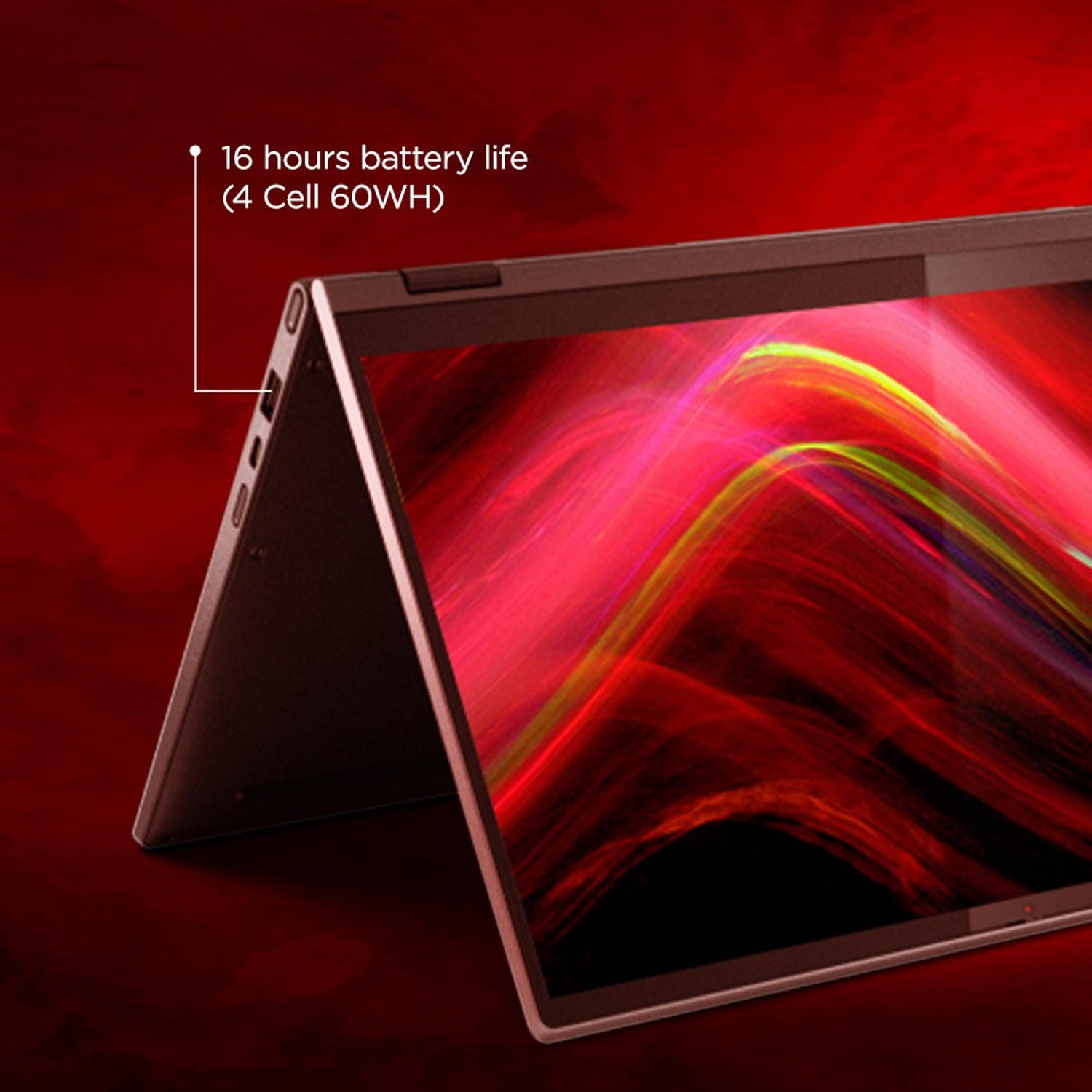 Image of Lenovo Yoga C640 Intel Core i5 10th Gen 10210U - (8 GB /512 GB SSD /Windows 10 Home) C640-13IML 2 in 1 Laptop