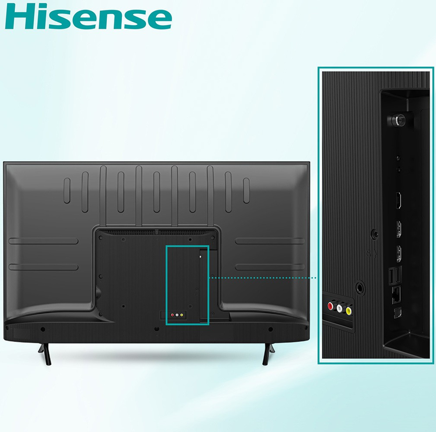 Image of Hisense A71F 146 cm (58 inch) Ultra HD (4K) LED Smart Android TV with Dolby Vision & ATMOS (58A71F)