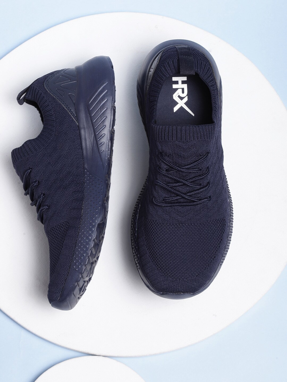 HRX by Hrithik Roshan Men Navy Blue Urban Street Athleisure Shoe Sneakers For Men Navy 6 Price History
