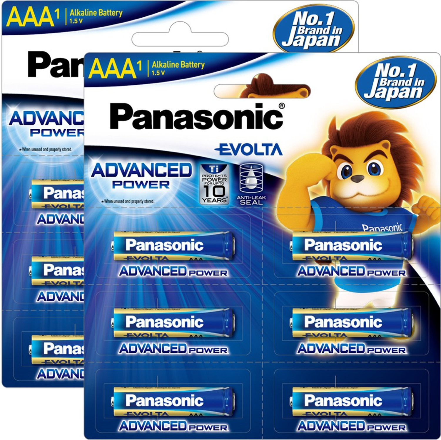 Image of Panasonic LR03EG-12B Battery (Pack of 12)