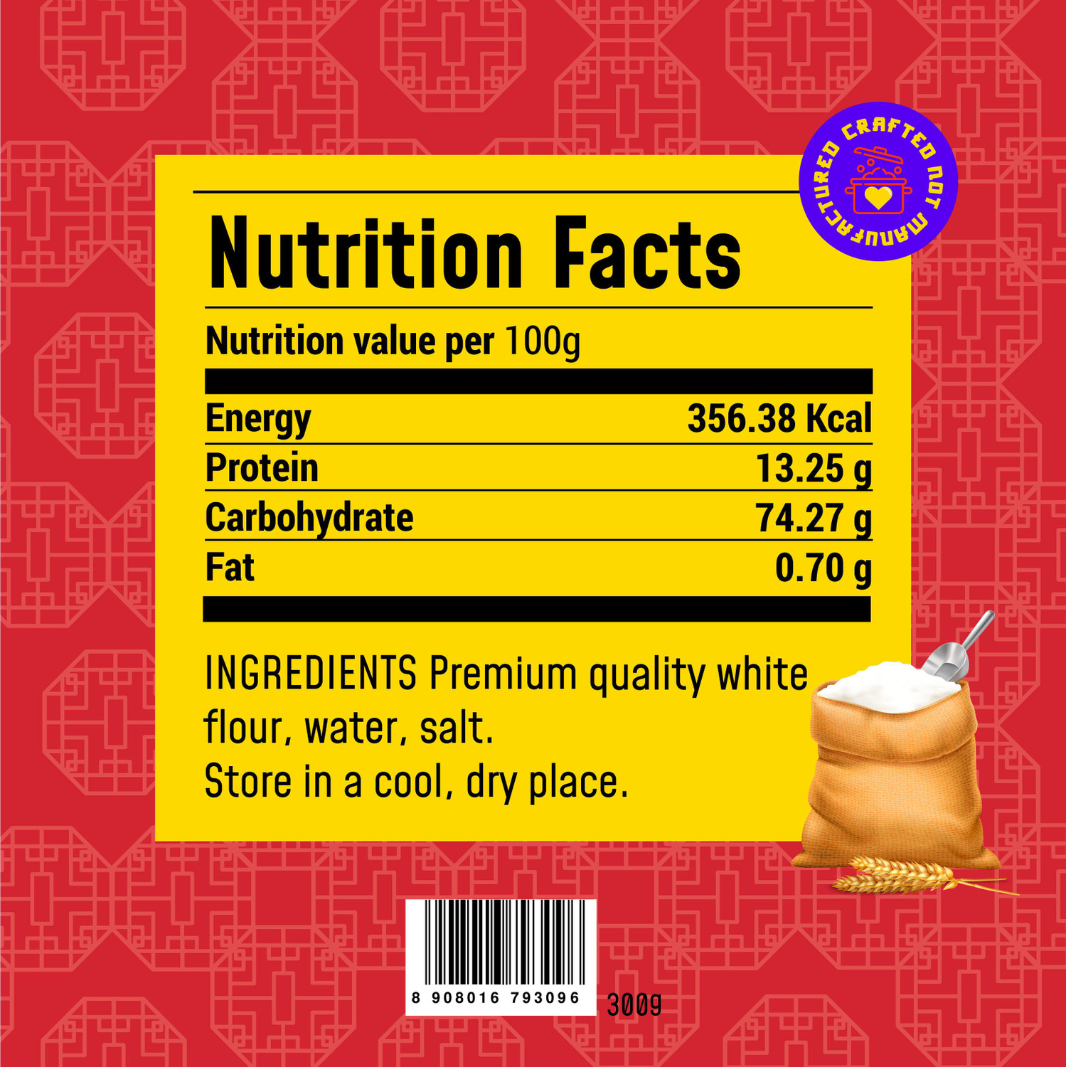 Image of MasterChow Chinese Hakka & Udon Noodle Kit (Pack of 4) | No Preservatives | Get Restaurant Style Taste in Just 10 Minutes | Serves 4-5 Meals Hakka Noodles (4 x 300 g)