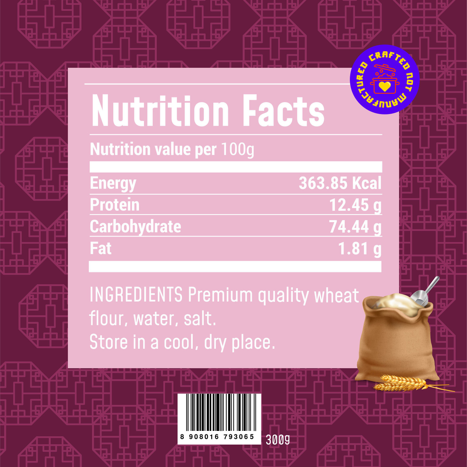 Image of MasterChow Chinese Hakka & Udon Noodle Kit (Pack of 4) | No Preservatives | Get Restaurant Style Taste in Just 10 Minutes | Serves 4-5 Meals Hakka Noodles (4 x 300 g)