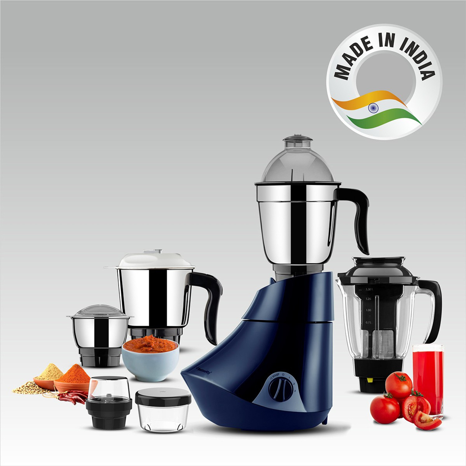 Image of Butterfly Plus 750 W Juicer Mixer Grinder