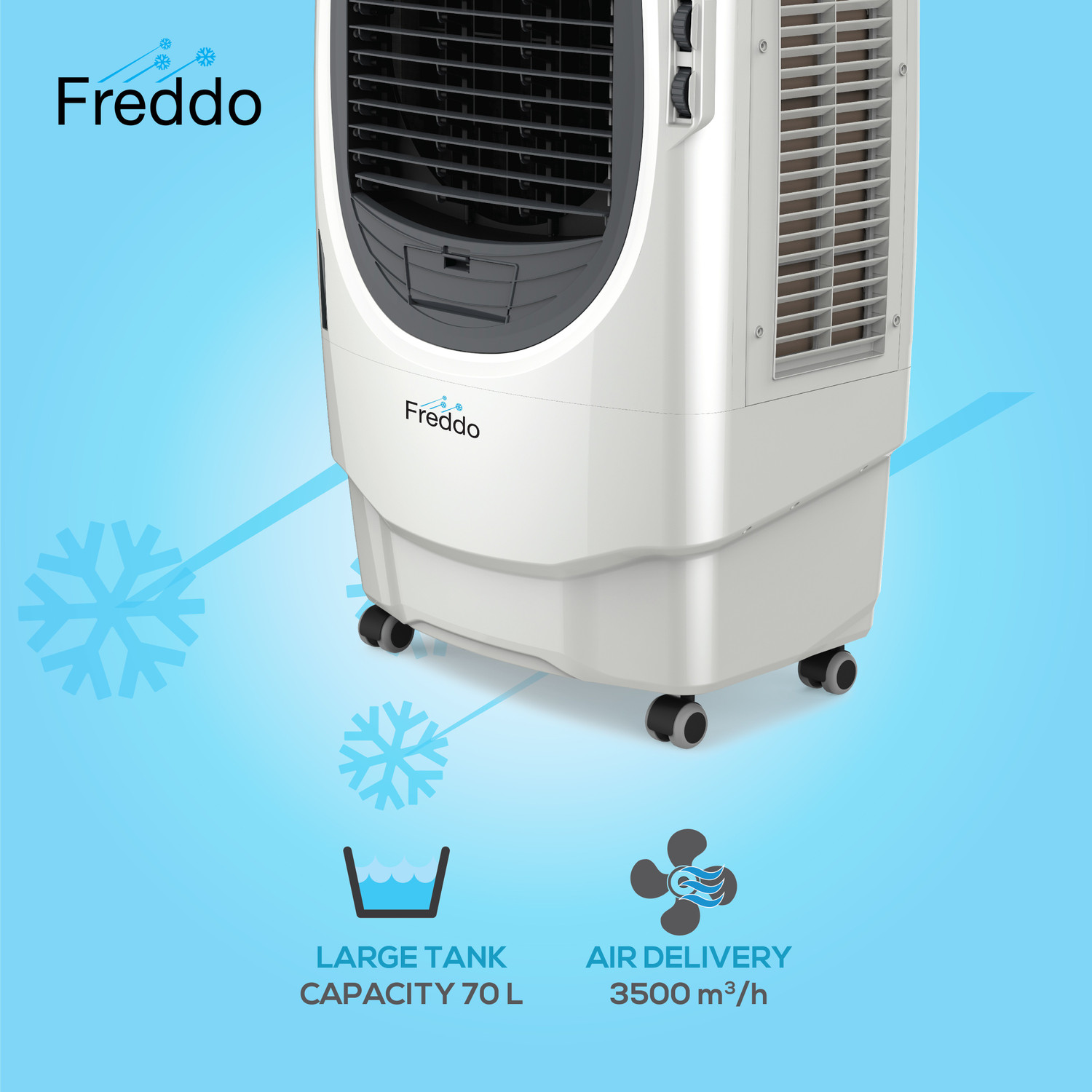 Image of HAVELLS 70 L Desert Air Cooler with 3-side Honeycomb Cooling Pads