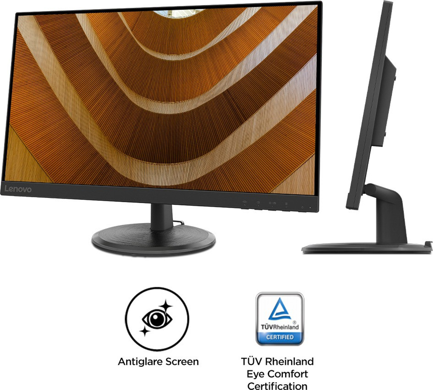 Image of Lenovo 68.58 cm (27 inch) Full HD VA Panel with TUV Eye Care Monitor (D27-40 /D27-30)