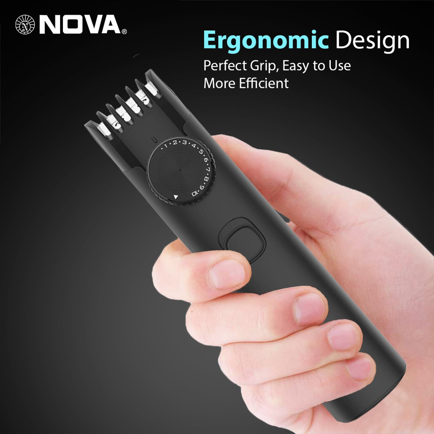 Image of NOVA NHT 1099 Trimmer 90 min Runtime 20 Length Settings