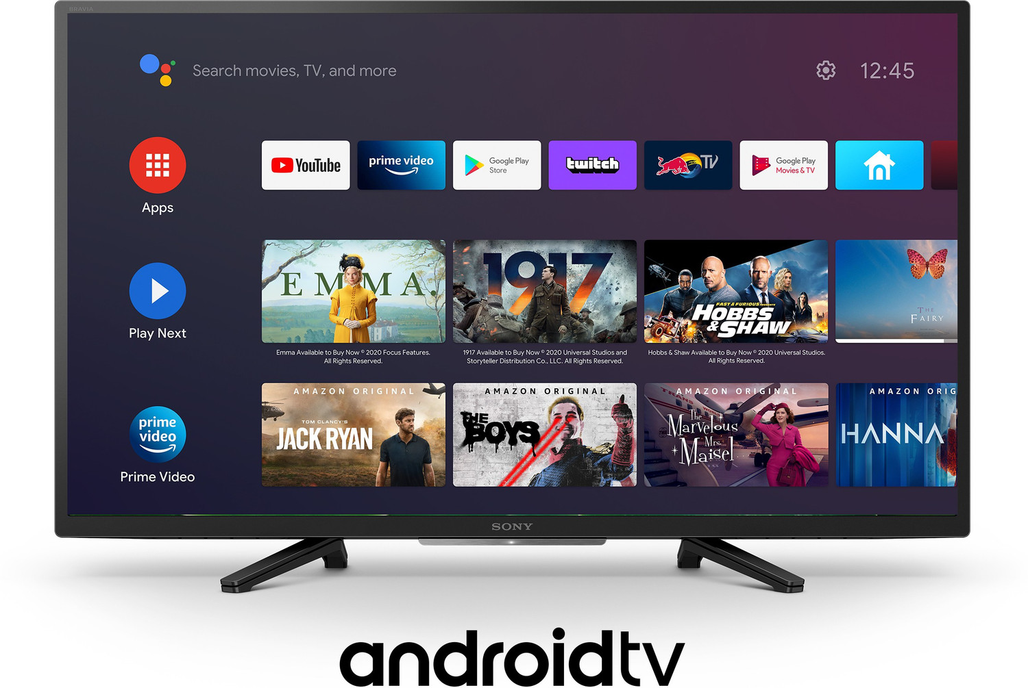 Image of SONY Bravia 80 cm (32 inch) HD Ready 3D LED Smart Android TV