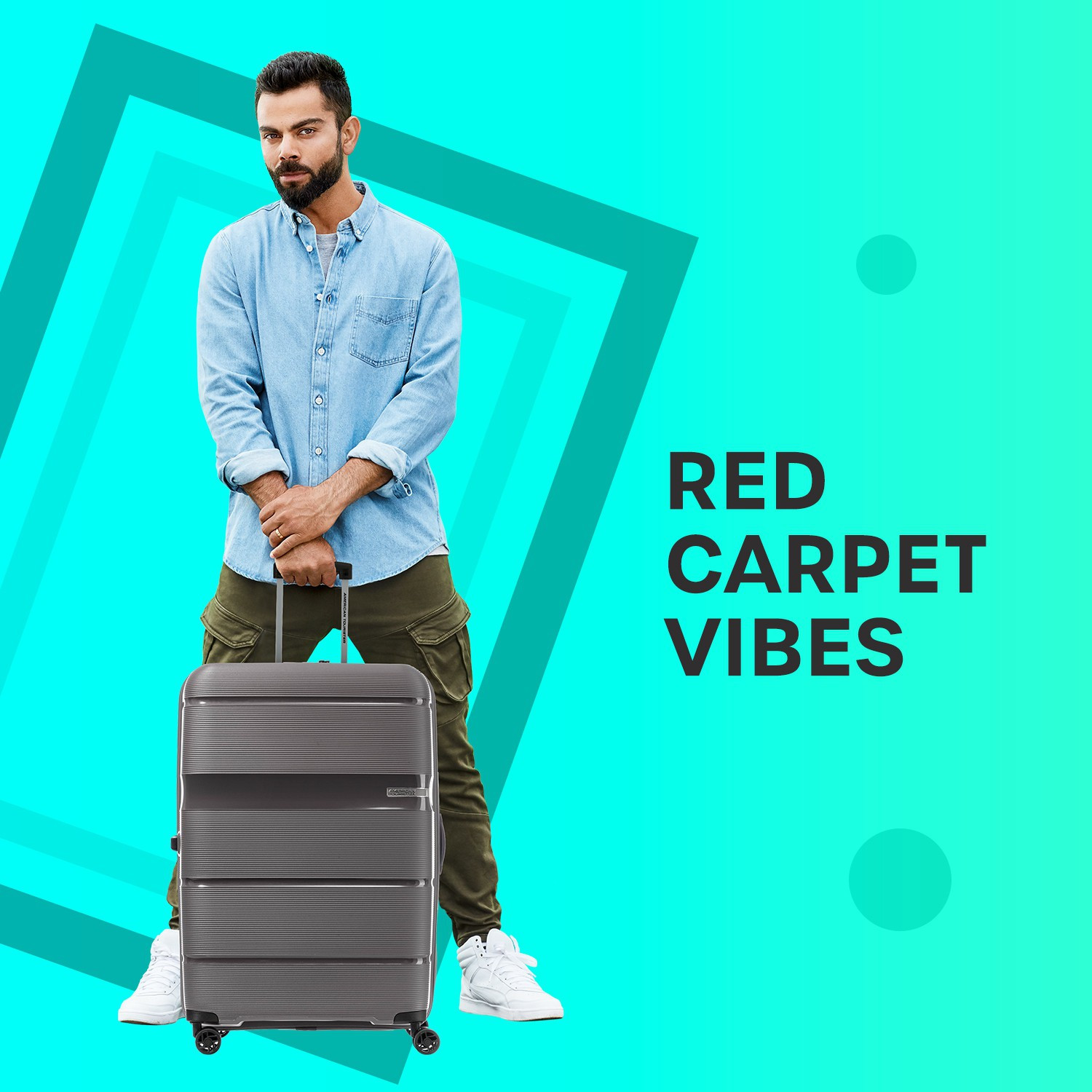 Image of AMERICAN TOURISTER LINEX 55 /20 TSA-TITANIUM Cabin Suitcase 4 Wheels - 22 inch