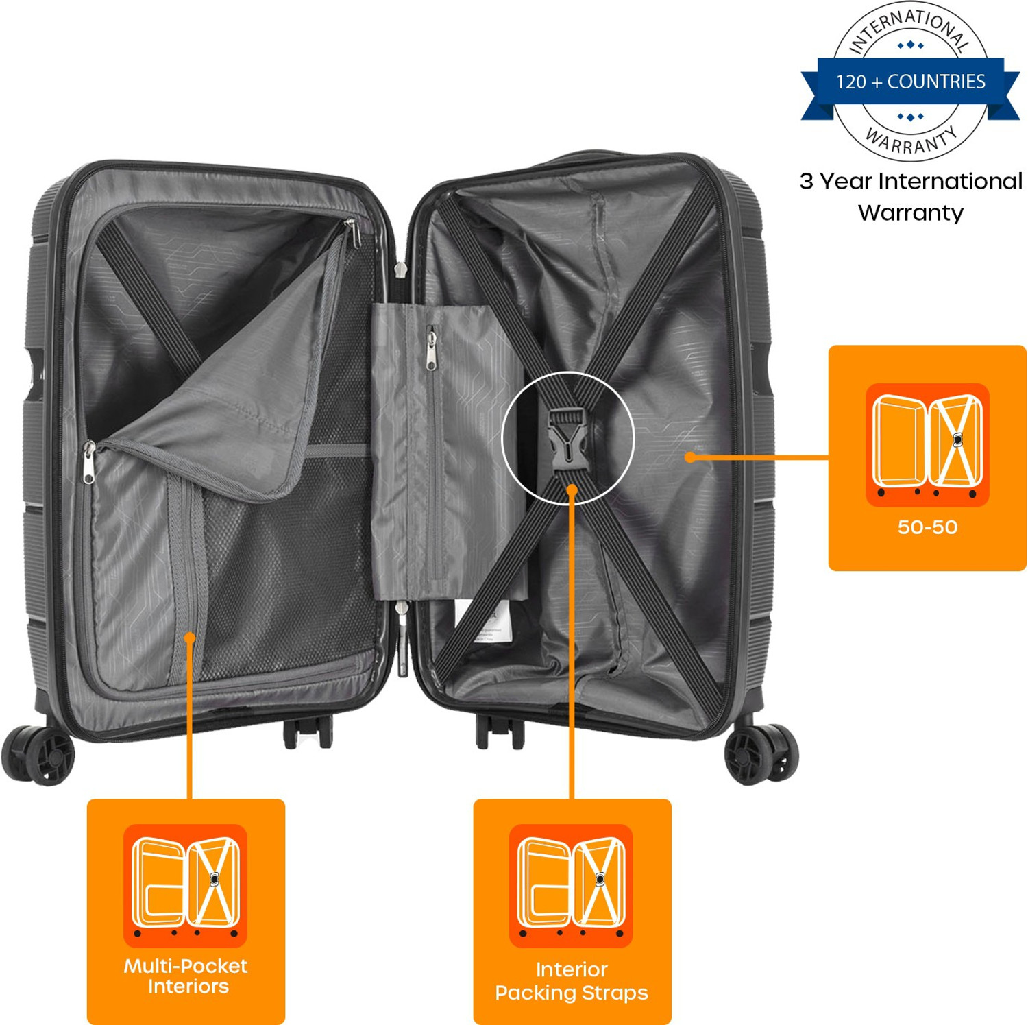 Image of AMERICAN TOURISTER Linex Spinner 77 /28 TSA-Black Check-in Suitcase 4 Wheels - 30 Inch