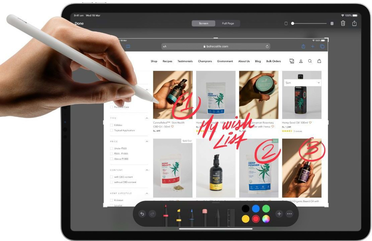 Image of Apple iPad Pro 2020 (2nd Generation) 6 GB RAM 512 GB ROM 11 inch with Wi-Fi Only A12Z Bionic Chip (Silver)
