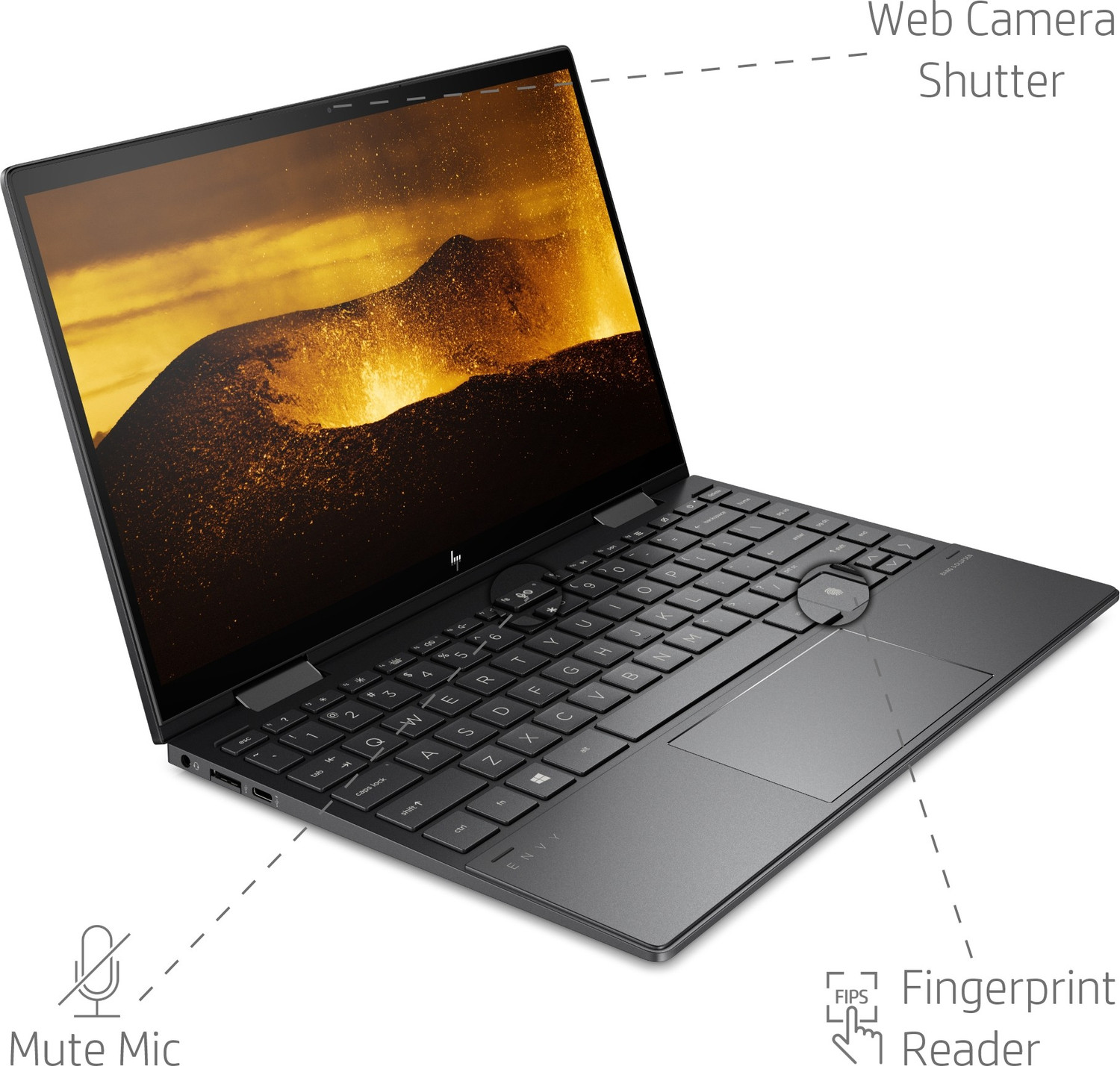 Image of HP Envy x360 AMD Ryzen 5 Hexa Core 4500U - (8 GB /256 GB SSD /Windows 10 Home) 13-ay0044AU 2 in 1 Laptop