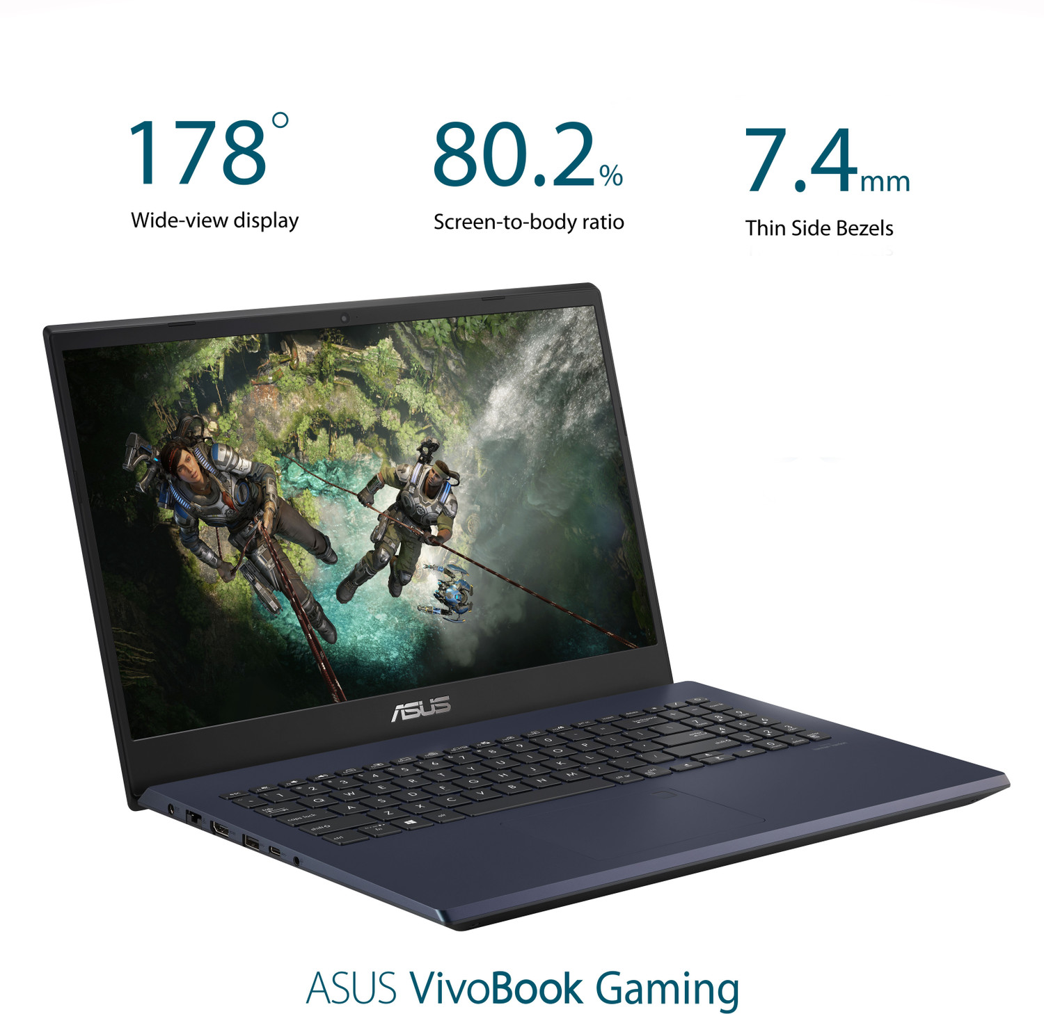 Image of ASUS Vivobook Gaming Intel Core i5 9th Gen NA - (8 GB /512 GB SSD /Windows 11 Home /4 GB Graphics /NVIDIA GeForce GTX 1650 /50 W) F571GT-BN913TS Gaming Laptop