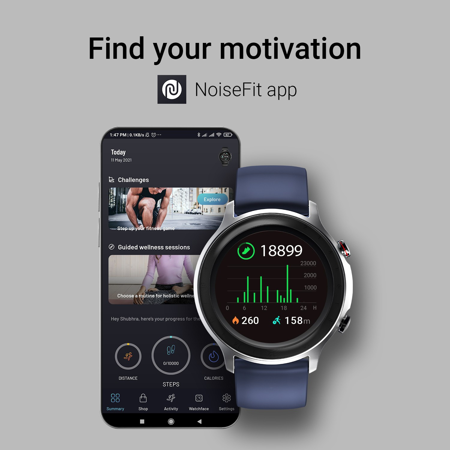 Image of Noise Fit Active SpO2 Smartwatch