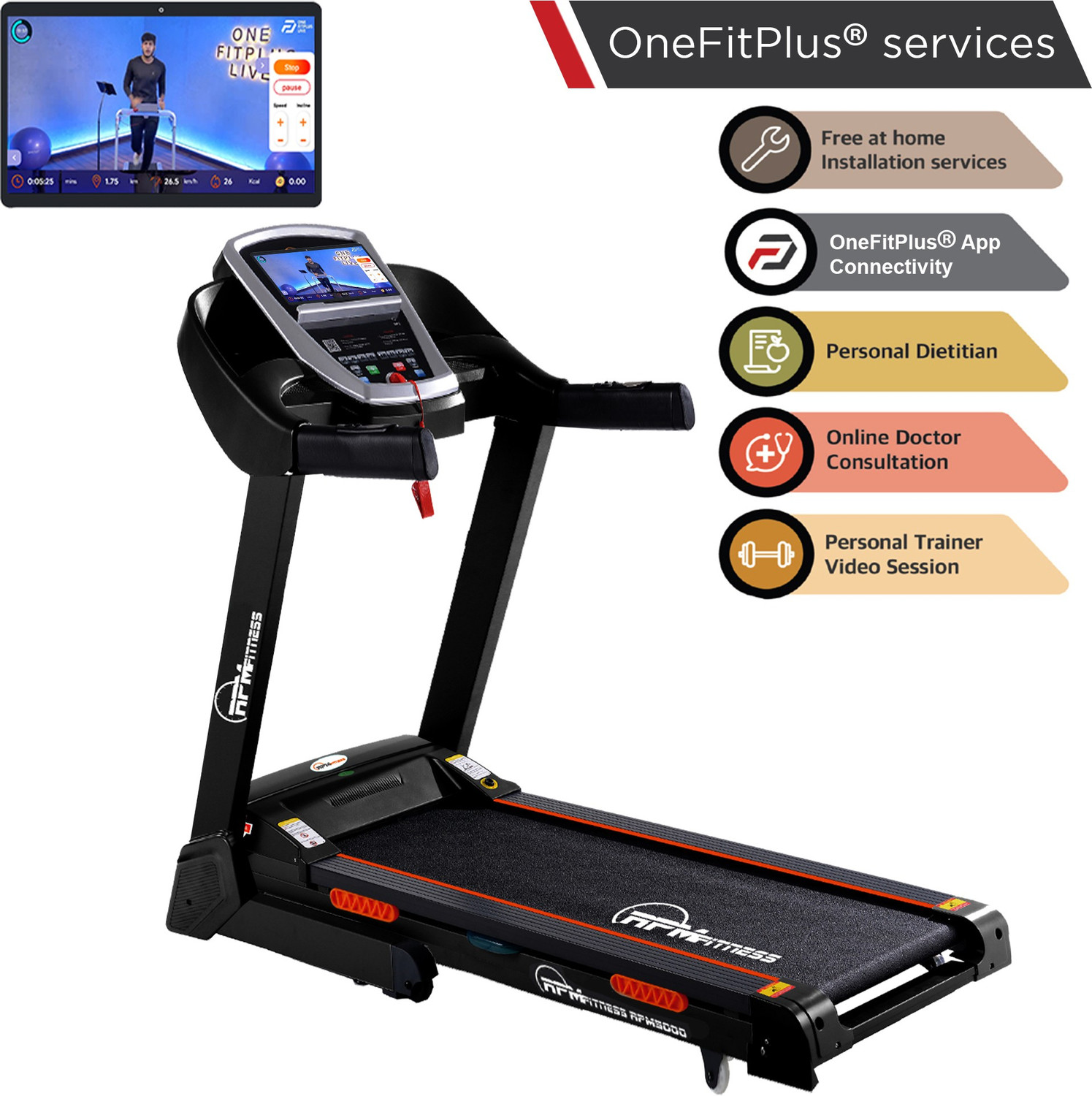 Rpm 5000 treadmill clearance