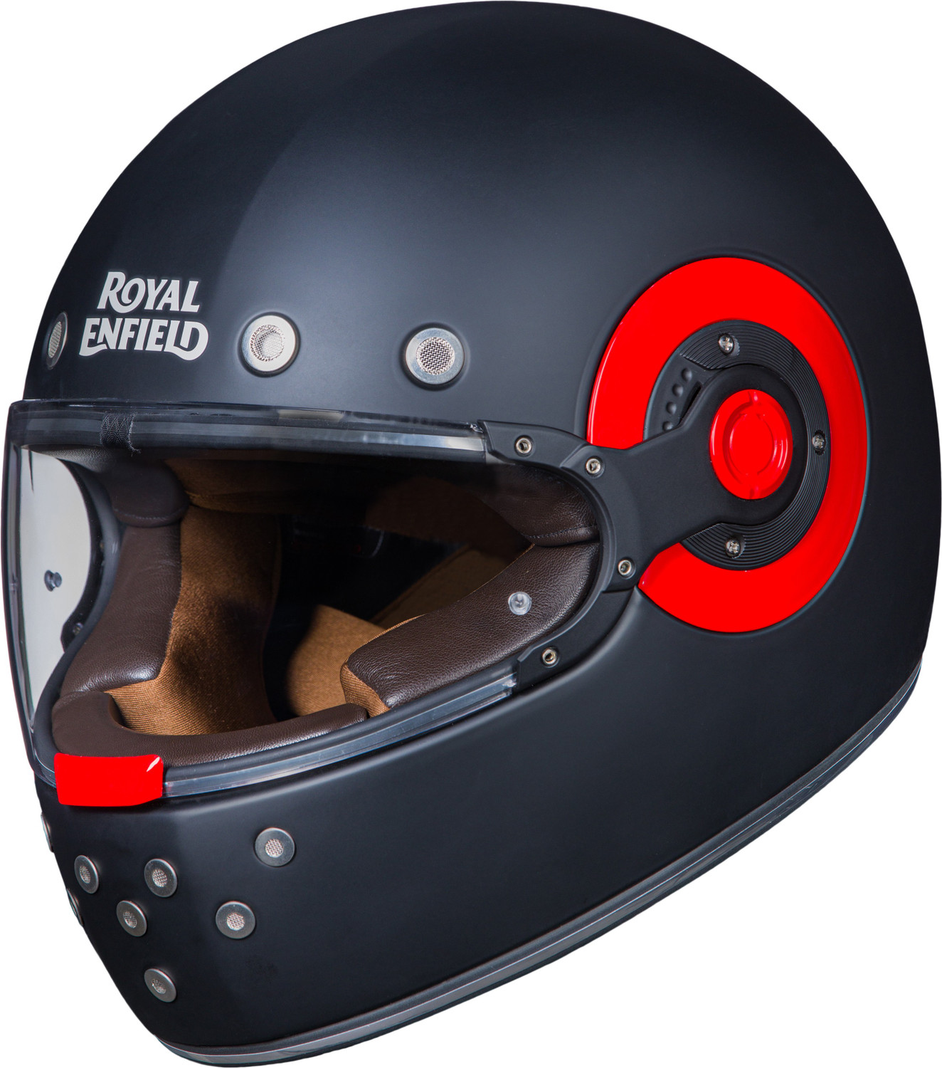 Royal enfield matt black helmet deals